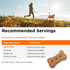 Skin & Coat Functional Biscuits for Dogs serving size