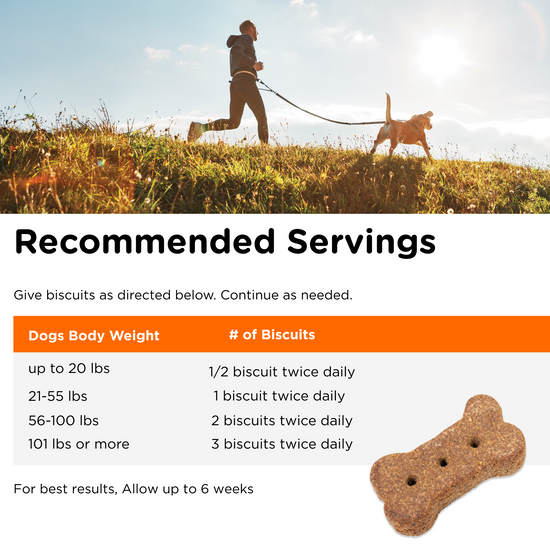 Skin & Coat Functional Biscuits for Dogs serving size
