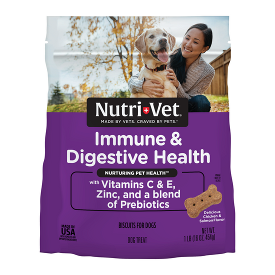Immune & Digestive Health Functional Biscuits for Dogs front