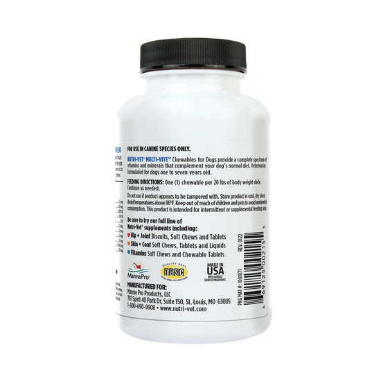 Multi-Vite Chewable Tablets back