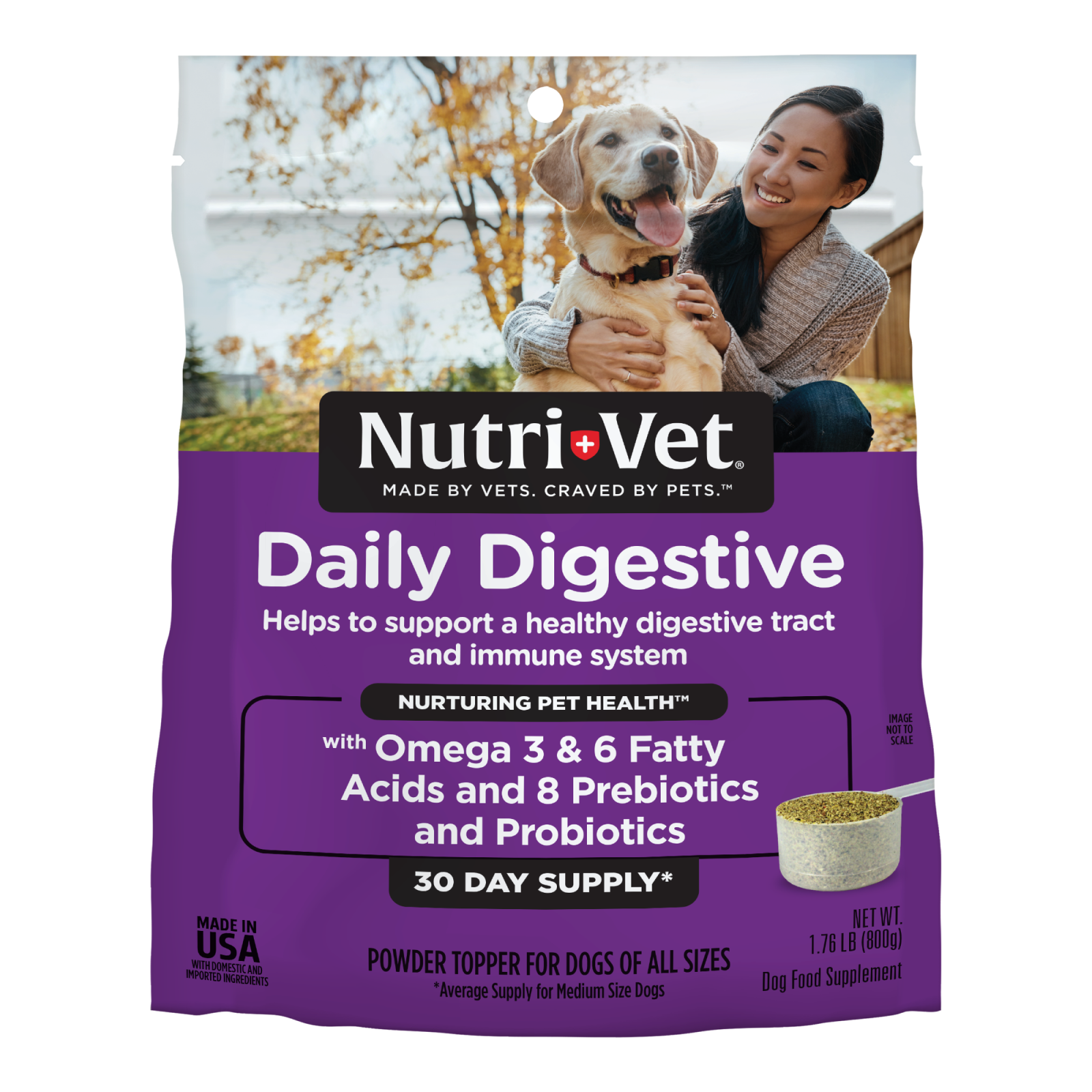 Nutri Vet Daily Digestive Powder Dog Digestion Nutri Vet