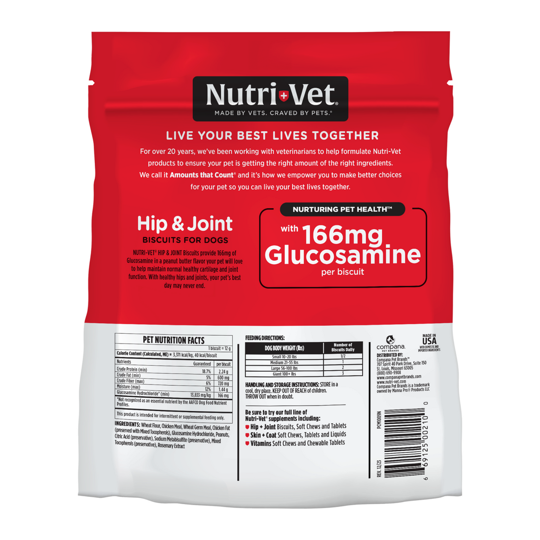 Dog Hip and Joint Functional Biscuits NutriVet