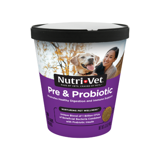 Pre and Probiotic Soft Chews nutri-vet front