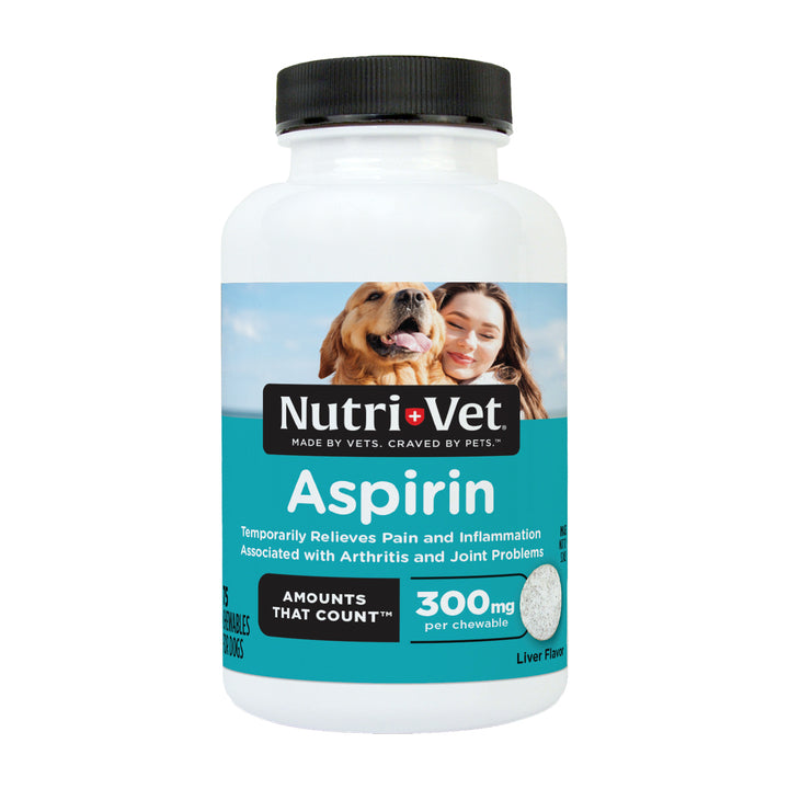 Aspirin for Dogs Chewable Tablets | Dog Pain Relief | Nutri-Vet