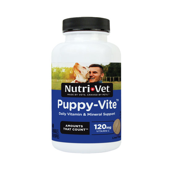 Puppy-Vite Chewable Tablets front