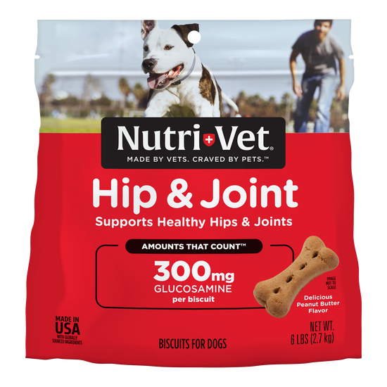 Hip & Joint Biscuits for Dogs with Glucosamine - 300mg front