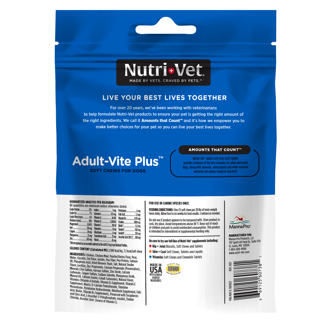 Vite Plus Adult-Vite Plus Soft Chews | Dog Vitamins | Nutri-Vet