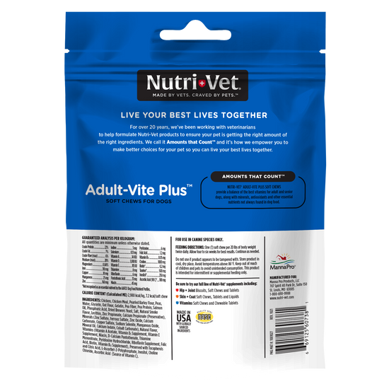 Adult-Vite Plus Soft Chews back