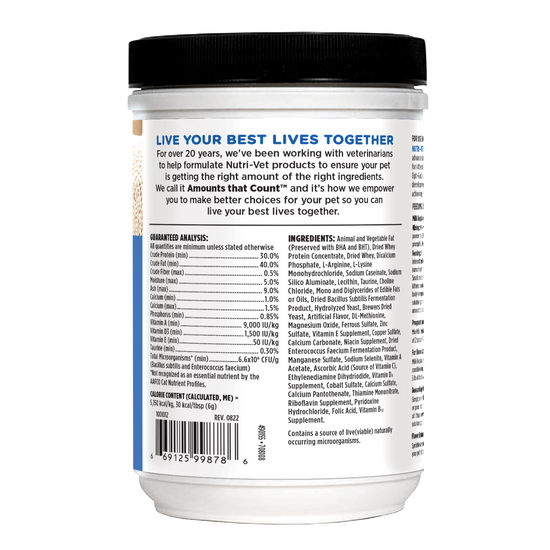 Milk Replacer with Opti-Gut™ for Kittens back