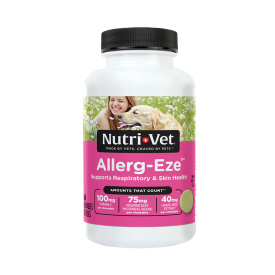 Allerg Eze Chewable Tablets Dog Allergy Medicine Nutri Vet