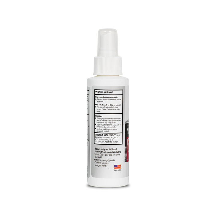 Anti-Microbial Wound Care Spray for Cats - Side