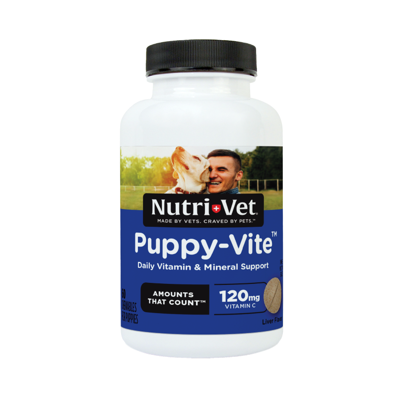 Puppy-Vite Chewable Tablets front