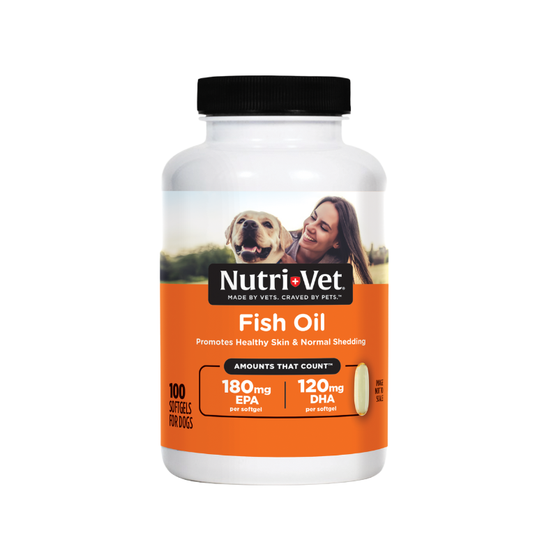 Fish Oil Softgels for dogs front