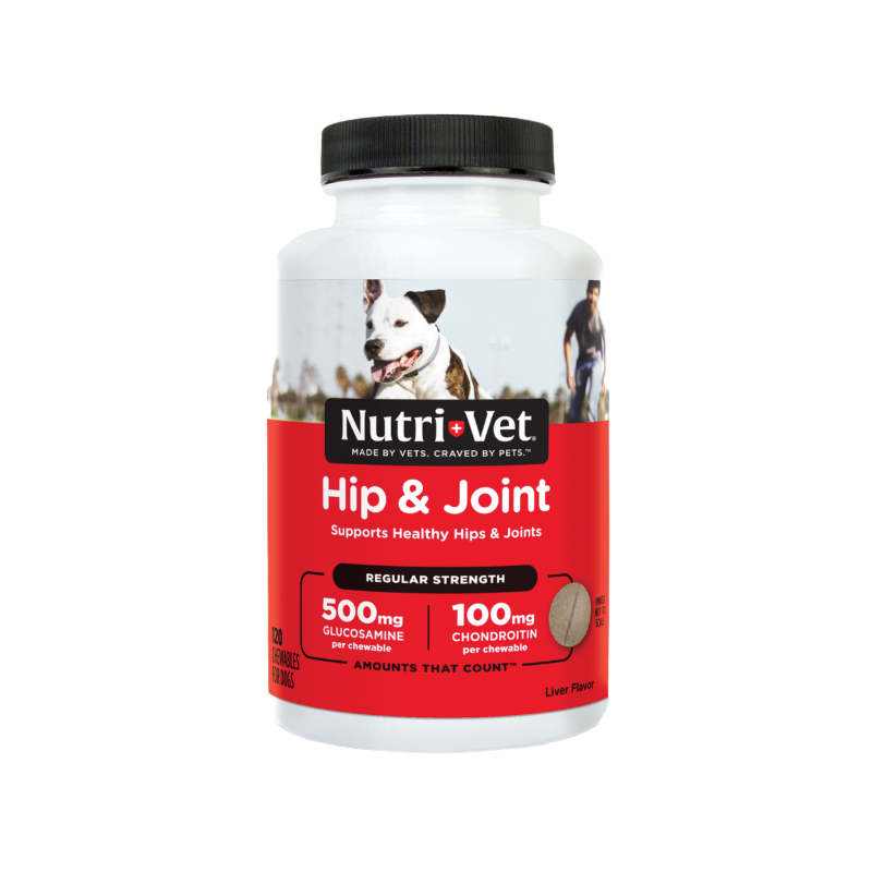 Hip and Joint Regular Strength Chewable Tablets front